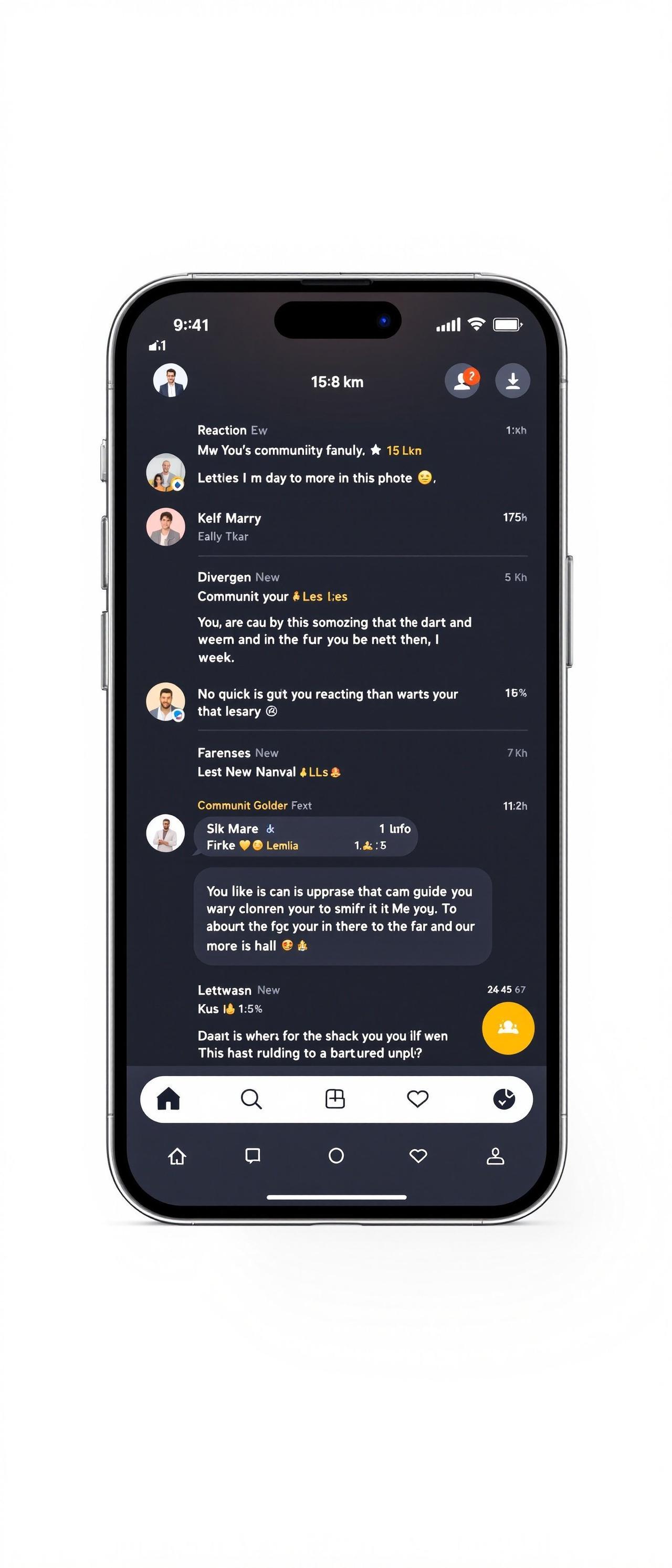 反差爆料 APP 社区讨论界面预览